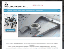 Tablet Screenshot of itgcontrol.com